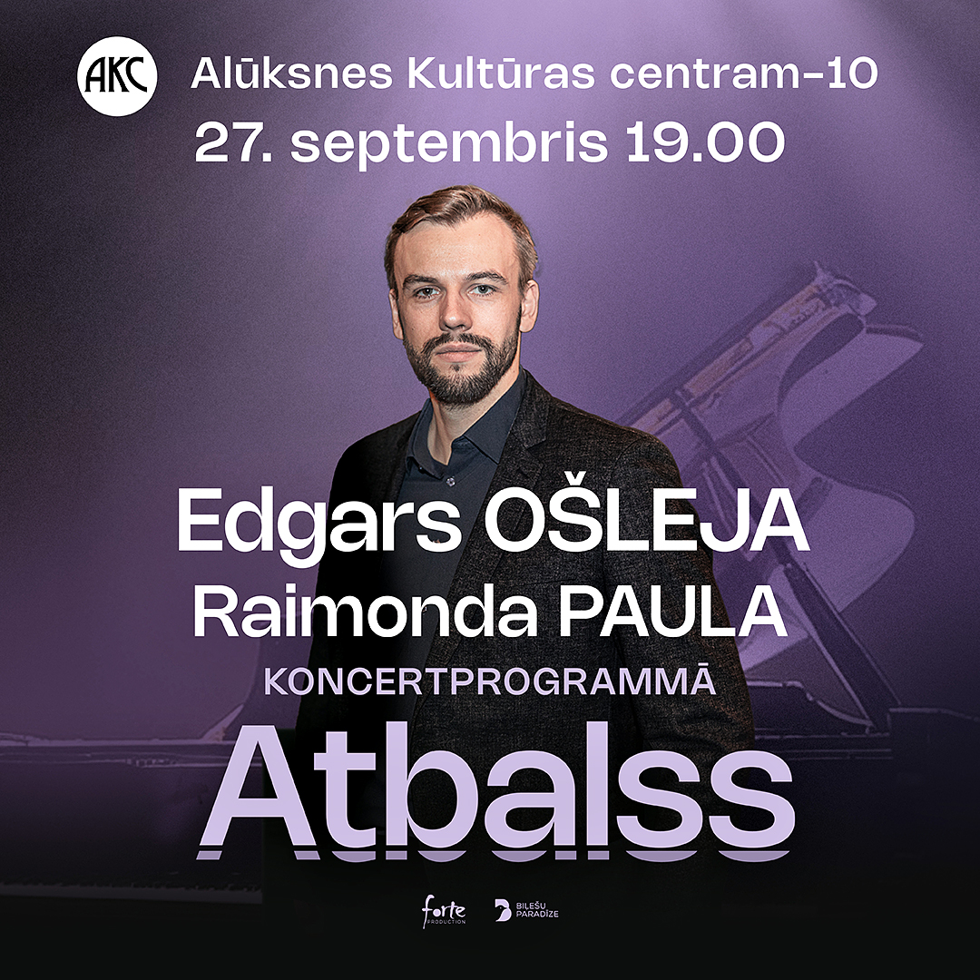 You are currently viewing Edgars Ošleja Raimonda Paula dziesmu koncertprogrammā  ATBALSS