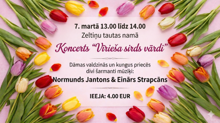 07.03.2026. koncerts Zeltinos