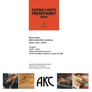 Read more about the article SATIEC SAVU MEISTARU 2026 – Mini gobelēnu aušana