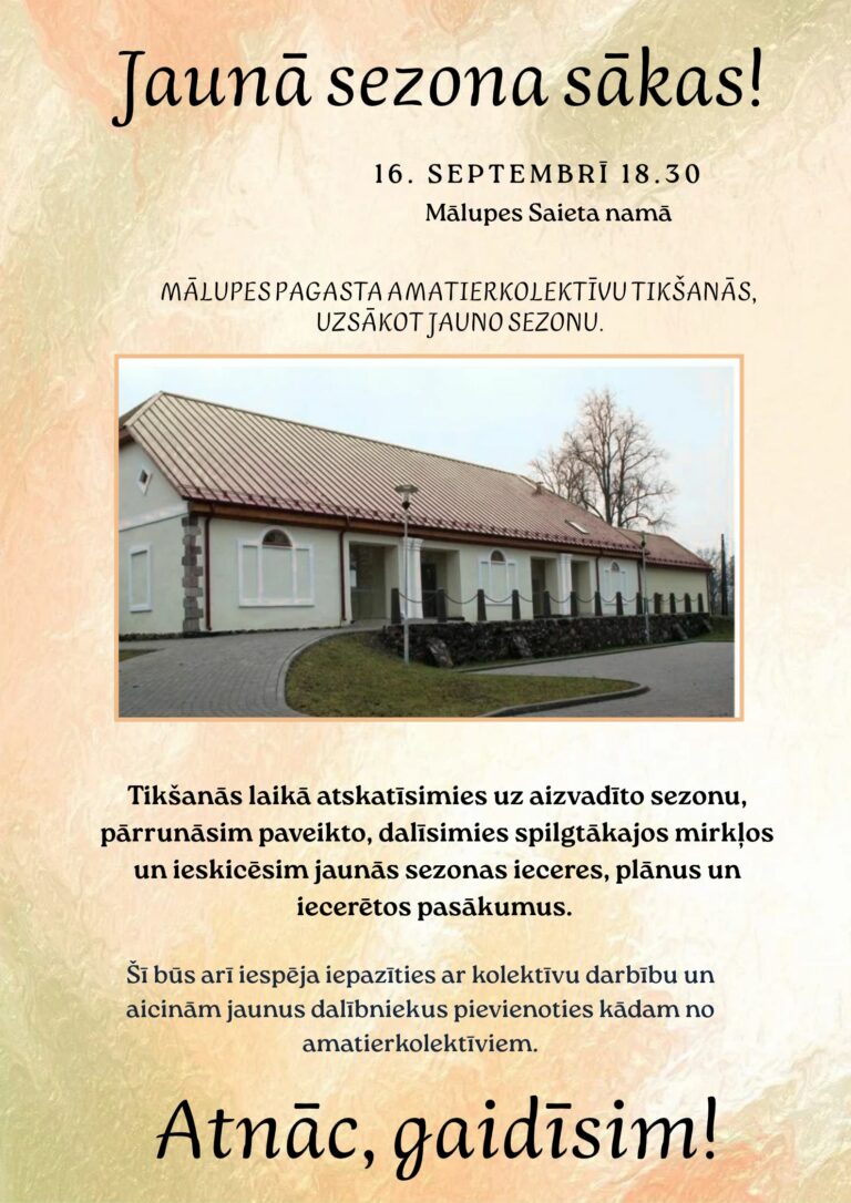 16.09.2026.Mālupe