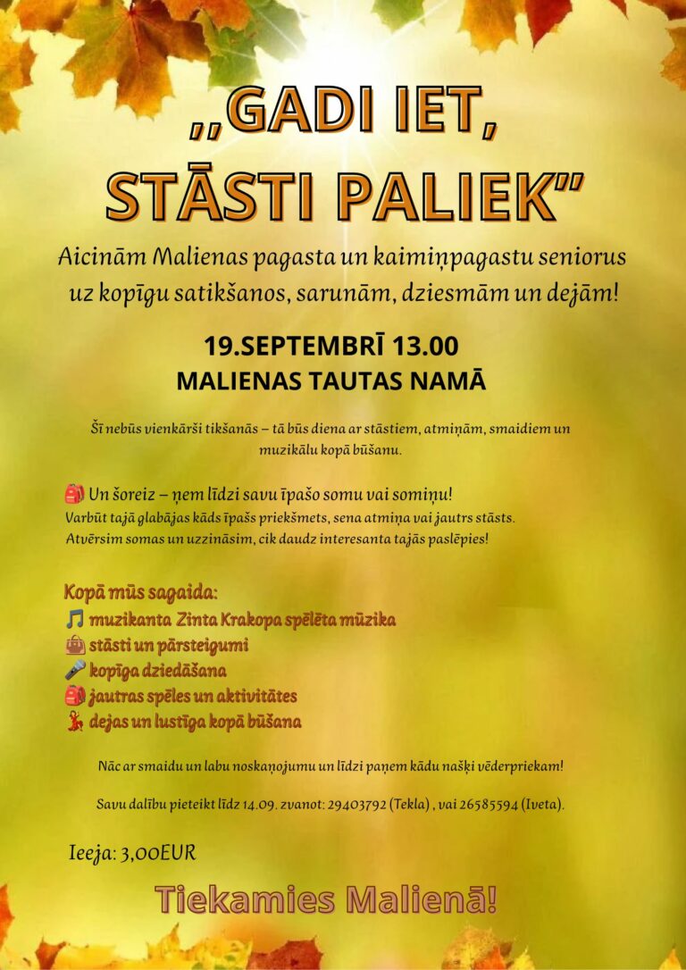 19.09.2026. Maliena