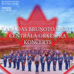 Read more about the article Kanādas bruņoto spēku Centrālā orķestra koncerts Alūksnē
