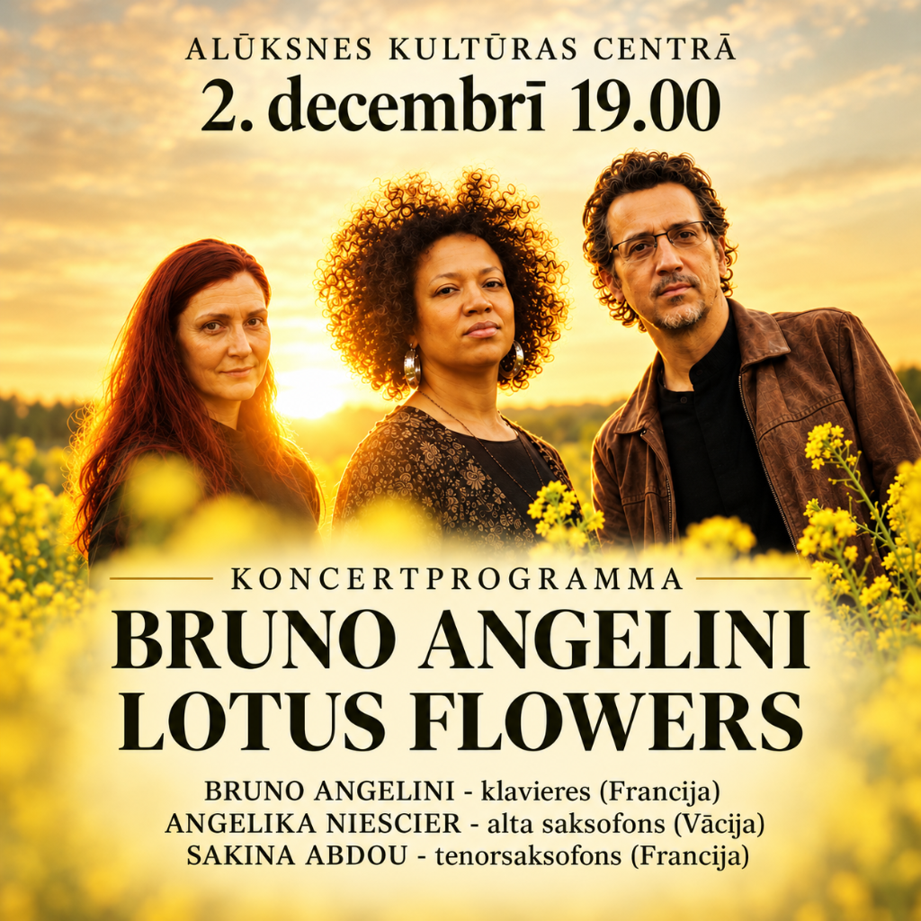 Read more about the article Koncertprogramma | BRUNO ANGELINI LOTUS FLOWERS